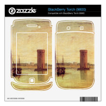 Joseph Mallord Turner - Tabley calm day BlackBerry Torch Decals
