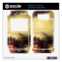 Joseph Mallord Turner - The evening of the tsunami Decals For The Nokia E71