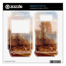 Joseph Mallord Turner - Tivoli castle Decal For Nokia E71x