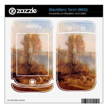 Joseph Mallord Turner - Tivoli castle Decal For BlackBerry