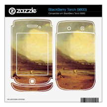 Joseph Mallord Turner - Trout fishing Decals For BlackBerry
