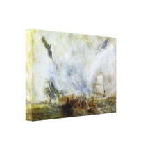 Joseph Mallord Turner - Whalers Stretched Canvas Prints