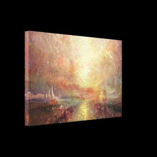 Joseph Mallord William Turner - A sail boat Gallery Wrap Canvas