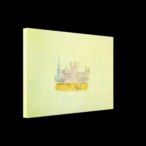 Joseph Mallord William Turner - Building Stretched Canvas Prints