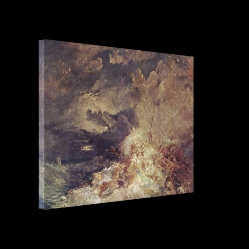 Joseph Mallord William Turner - Fire on the Sea Canvas Print