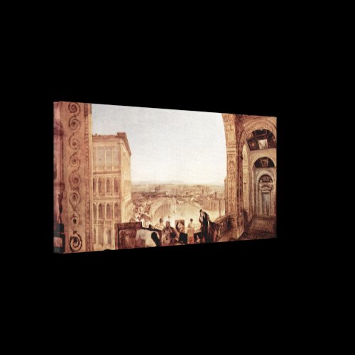 Joseph Mallord William Turner - Rome seen Canvas Print