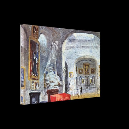 Joseph Mallord William Turner - The North Gallery Stretched Canvas Print