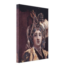 Joseph-Marie Vien - sultán del La puro (la Sultana Impresiones En Lienzo Estiradas