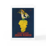 Joseph Perrier Champagne Promotional Poster Card