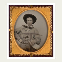 Joseph Sharp, with a pick axe, pan and gun (40010) posters by Bancroft Joseph Sharp, with a pick axe, pan and gun (40010) posters