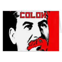 Joseph Stalin - Colon Logo Card
