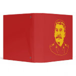 Joseph Stalin Portrait 3 Ring Binder