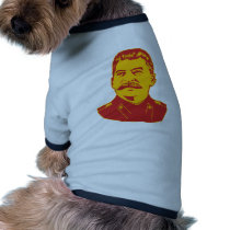 Joseph Stalin Portrait Dog Tshirt