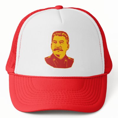 Joseph Stalin Portrait Trucker Hat by strk3