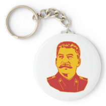 Joseph Stalin Portrait Keychain