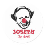 Joseph the Clown stickers