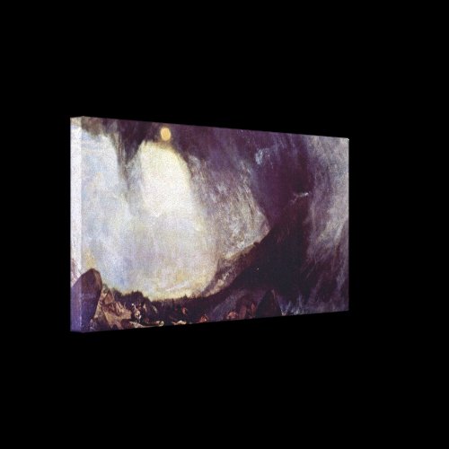 Joseph William Turner - Hannibal crossing Alps Gallery Wrap Canvas