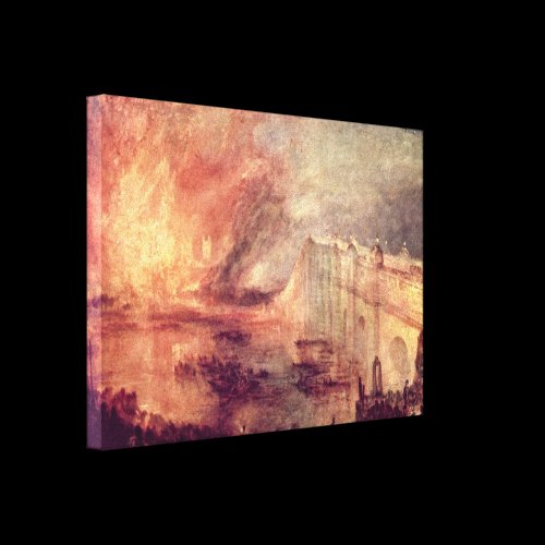 Joseph William Turner - Houses of Parliament Canvas Prints