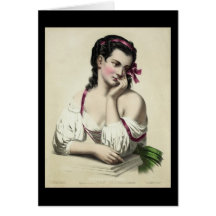 Josephine Ducollet - Reverie, after Fantin Latour Card