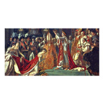 Joséphine Kneels Before Napoleon During His Corona Personalized Photo Card