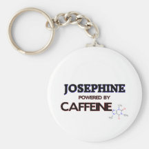 Josephine powered by caffeine key chain