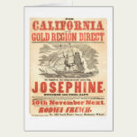 "Josephine" to California Advertisement (1280A) cards