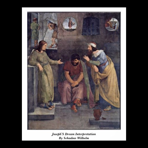 Joseph'S Dream Interpretation By Schadow Wilhelm Print