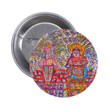 JOSHANI n NOVINO Featherless Angels Pinback Button