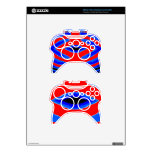 JOSHINO  Diamond Red n Blue Xbox 360 Controller Skins