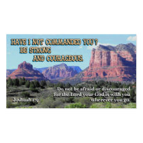 Joshua1:9  INSPIRATIONAL CARDS business cards