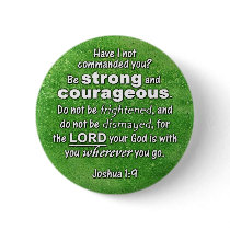 Joshua 1:9 Be Strong & Courageous Bible Verse Buttons