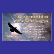 Joshua 1:9 - INSPIRATIONAL Profile CARDS profile cards by RealPotential Joshua 1:9 - INSPIRATIONAL Profile CARDS profile cards