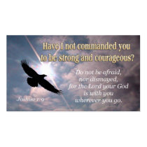 Joshua 1:9 - INSPIRATIONAL Profile CARDS profile cards