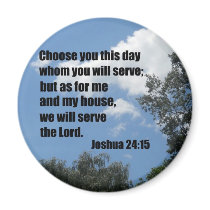 Joshua 24:15 magnets