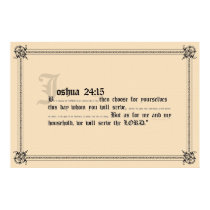 Joshua 24:15 posters by poet480 Joshua 24:15 posters