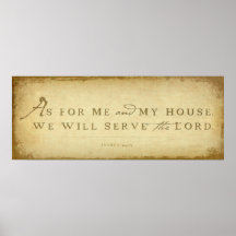 Joshua 24:15 print