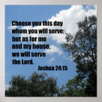 Joshua 24:15 print
