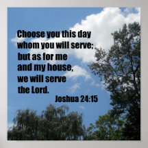 Joshua 24:15 print