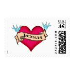 Joshua - Custom Heart Tattoo Gifts Stamps