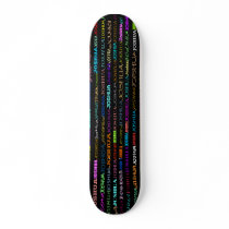 Joshua Text Design I Skateboard by SjStevenson Joshua Text Design I Skateboard