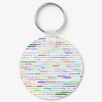 Joshua Text Design II Keychain