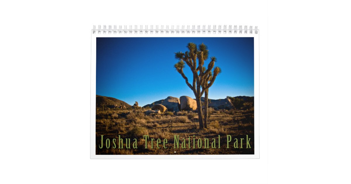 Joshua Tree National Park Calendar Zazzle