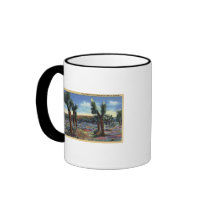 Joshua Trees and Desert Wild Flowers View Mug