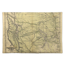 Josiah Gregg's 1844 Map of the Indian Territory Placemats