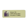 Jotting Letter On Beer Crate Return address Labels