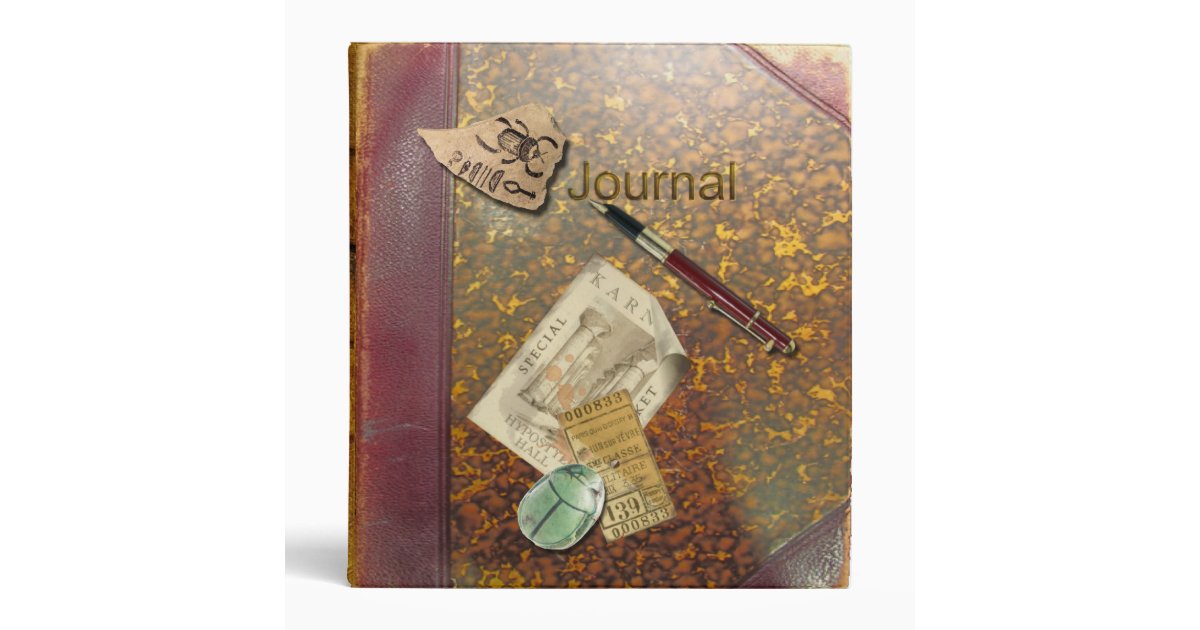 journal binder Zazzle