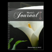 Journal Notebook - Calla Lily notebooks
