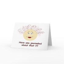 Journaling Greeting Card by ckmins Journaling Greeting Card