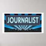 Journalist Marquee Poster
