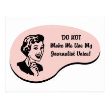 Journalist Voice Post Cards